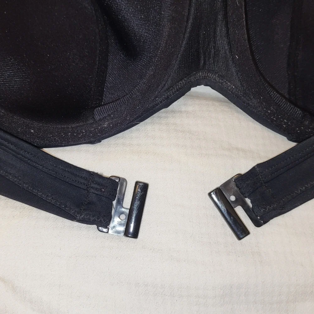 Panache Isobel Black Bikini Swimsuit Bra Removable Straps Balconette - 36D - Picture 5 of 9